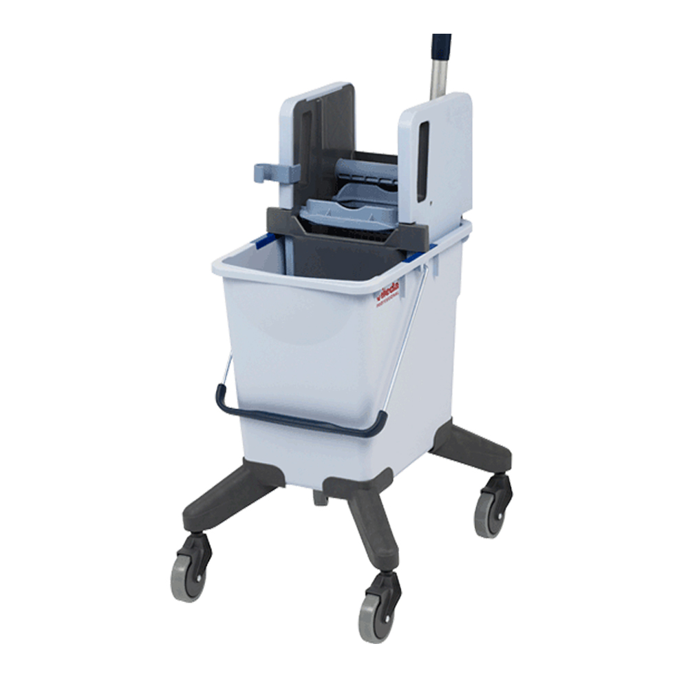 ΚΟΥΒΑΣ ΜΟΝΟΣ ΜΕ ΡΟΔΕΣ & ΣΤΙΦΤΗ 25LT VILEDA