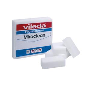 ΣΦΟΥΓΓΑΡΙ ΓΟΜΑ MIRACLEAN ΛΕΥΚΟ 10x6cm 12ΤΕΜ VILEDA