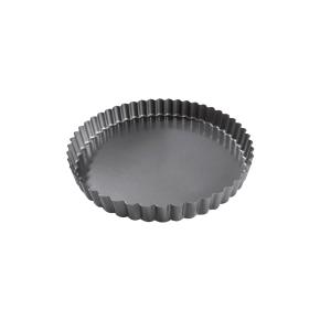 NON STICK ROUND FLUTED TART MOLD WITH VERTICAL SIDE 200mm