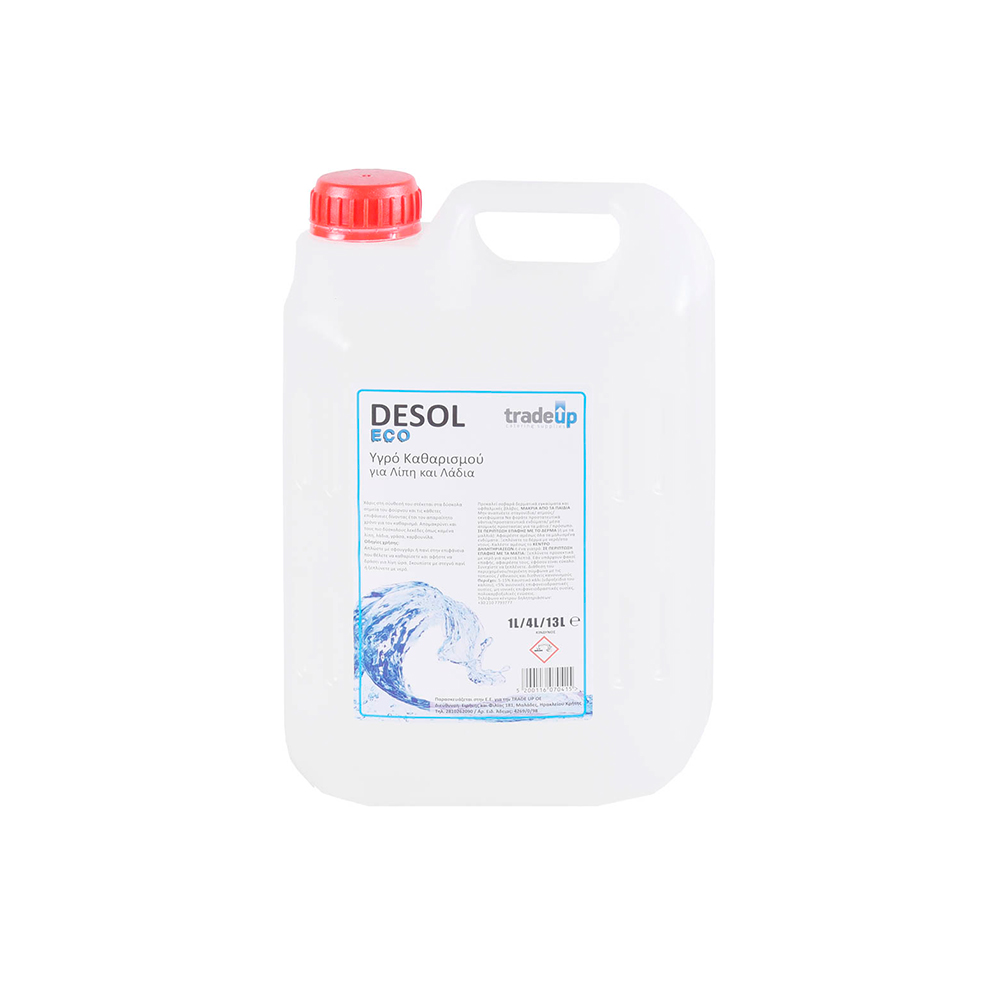 DESOL eco CLEANER FOR PERSISTENT STAINS FROM FAT & OIL 4Lt