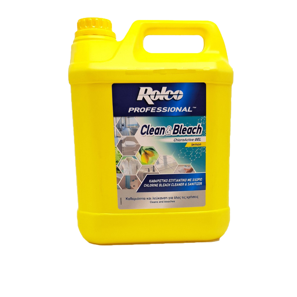 ROLCO ΠΑΧΥΡΡΕΥΣΤΟ ΧΛΩΡΙΟΥΧΟ ΥΓΡΟ ΚΑΘΑΡΙΣΤΙΚΟ ΜΕ ΑΡΩΜΑ ΛΕΜΟΝΙ 5Lt
