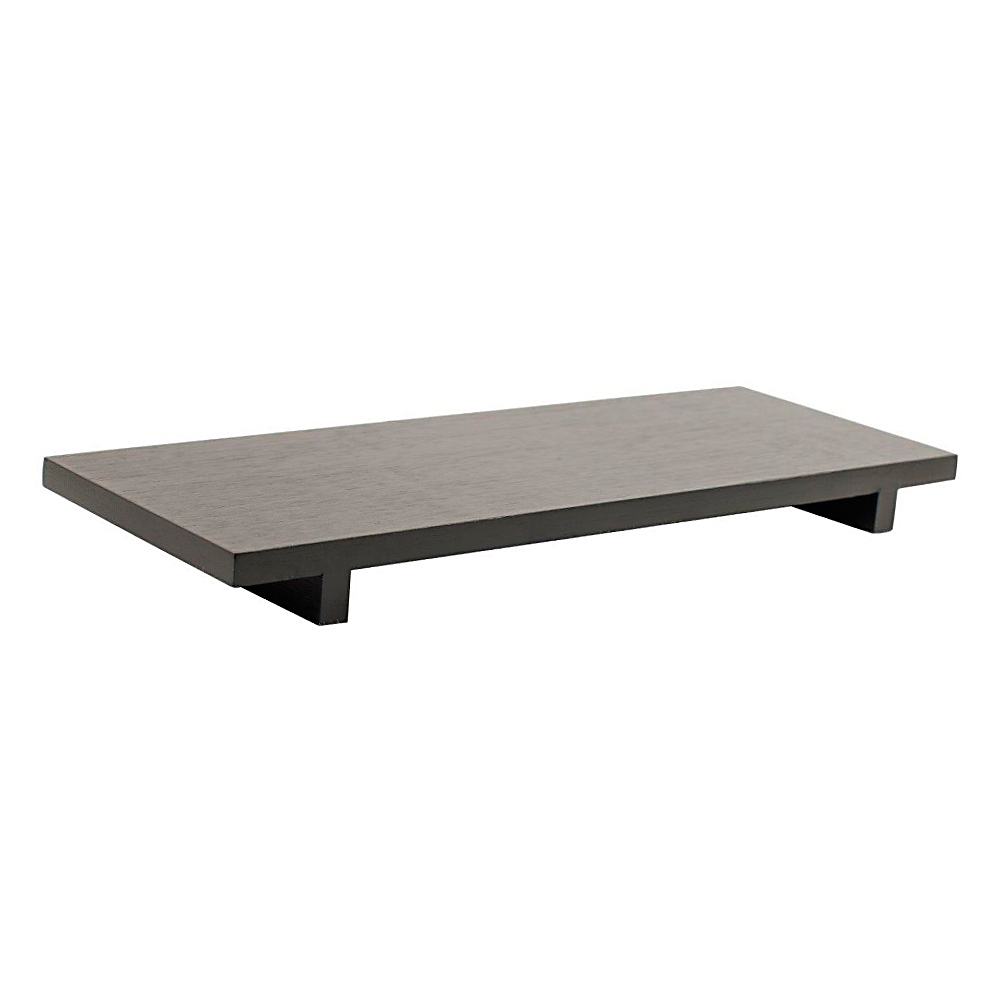 ΒΑΣΗ AMENITIES BAMBOO ΣΕ ΜΑΥΡΟ ΧΡΩΜΑ ΠΑΡΑΛΛΗΛΟΓΡΑΜΜΗ 30x11x2,5cm