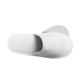 DISPOSABLE SLIPPERS CLOSED WHITE FLEECE 250pcs