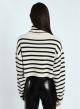 Turtleneck sweater with stripes - 2