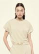 Beige Blouse with satin details Imperial - 1