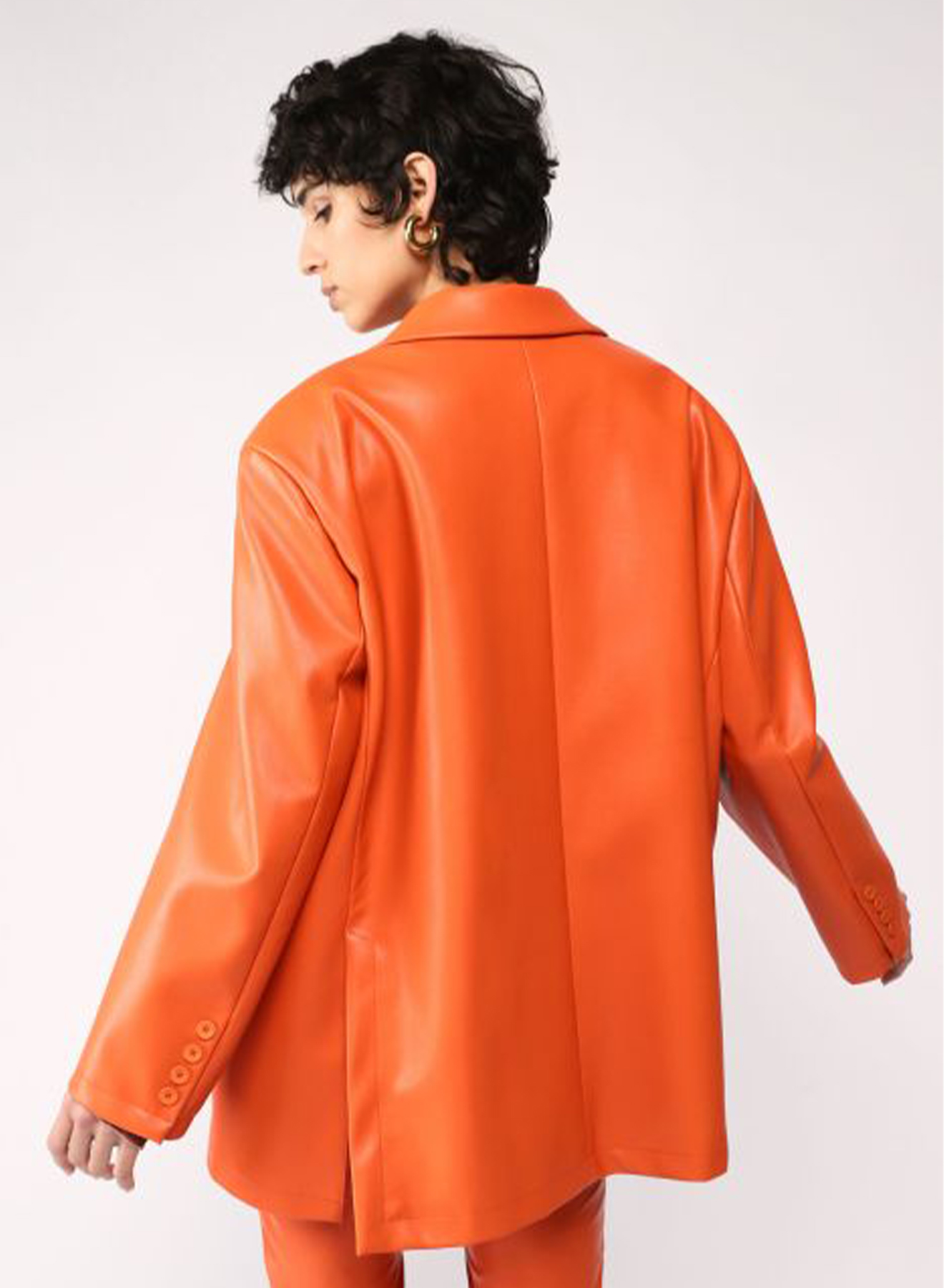 Eco leather blazer - 3