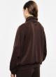 Chocolate Sweatshirt Jacket with zipper Imperial - 3
