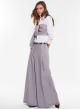 Grey wide legs Trousers with pleats Imperial - 0