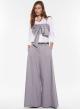 Grey wide legs Trousers with pleats Imperial - 2