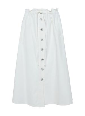 Off White denim Skirt with buttons "ELONA" Devotion Twins - 31556