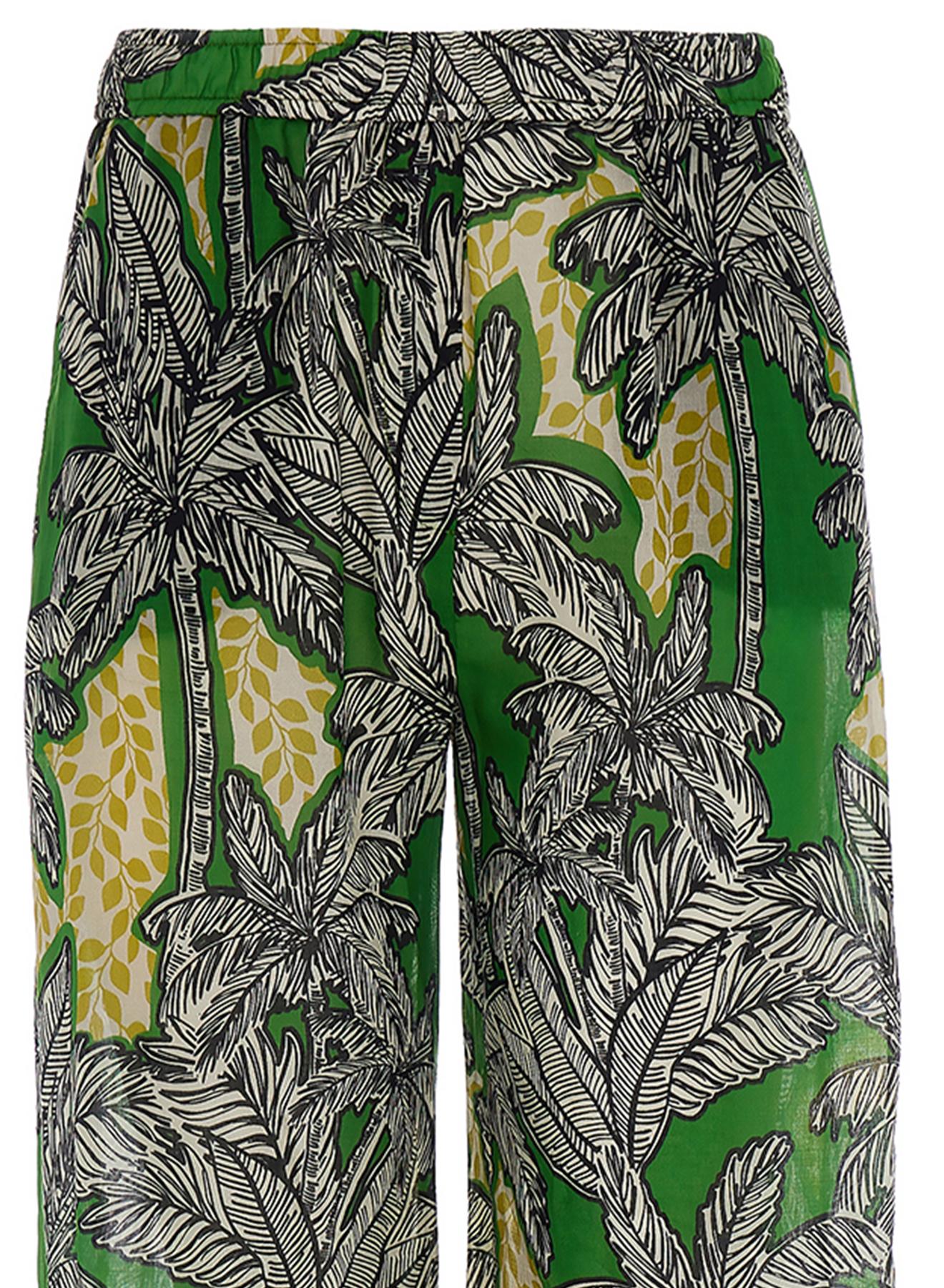 Multi Green printed Trousers "GEMA" Devotion Twins - 3
