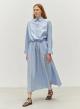 Light Blue poplin Shirt with long sleeves "PARALLEL" Devotion Twins - 2