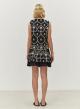 Black -Off White sleeveless Blouse "CANNY" Devotion Twins - 1