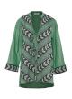 Green-Black Jacquard Shirt "GORGEOUS" Devotion Twins - 4