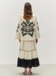 Off White Jacquard Jacket "GENVINE" Devotion Twins - 1