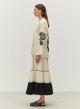 Off White Jacquard Jacket "GENVINE" Devotion Twins - 2