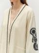 Off White Jacquard Jacket "GENVINE" Devotion Twins - 3