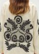 Off White Jacquard Jacket "GENVINE" Devotion Twins - 4