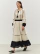 Off White-Black gaza Skirt "ERATO" Devotion Twins - 2