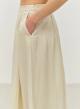 Ecru lond Skirt with pockets and with wide pleats "LOYALTY" Devotion Twins - 4