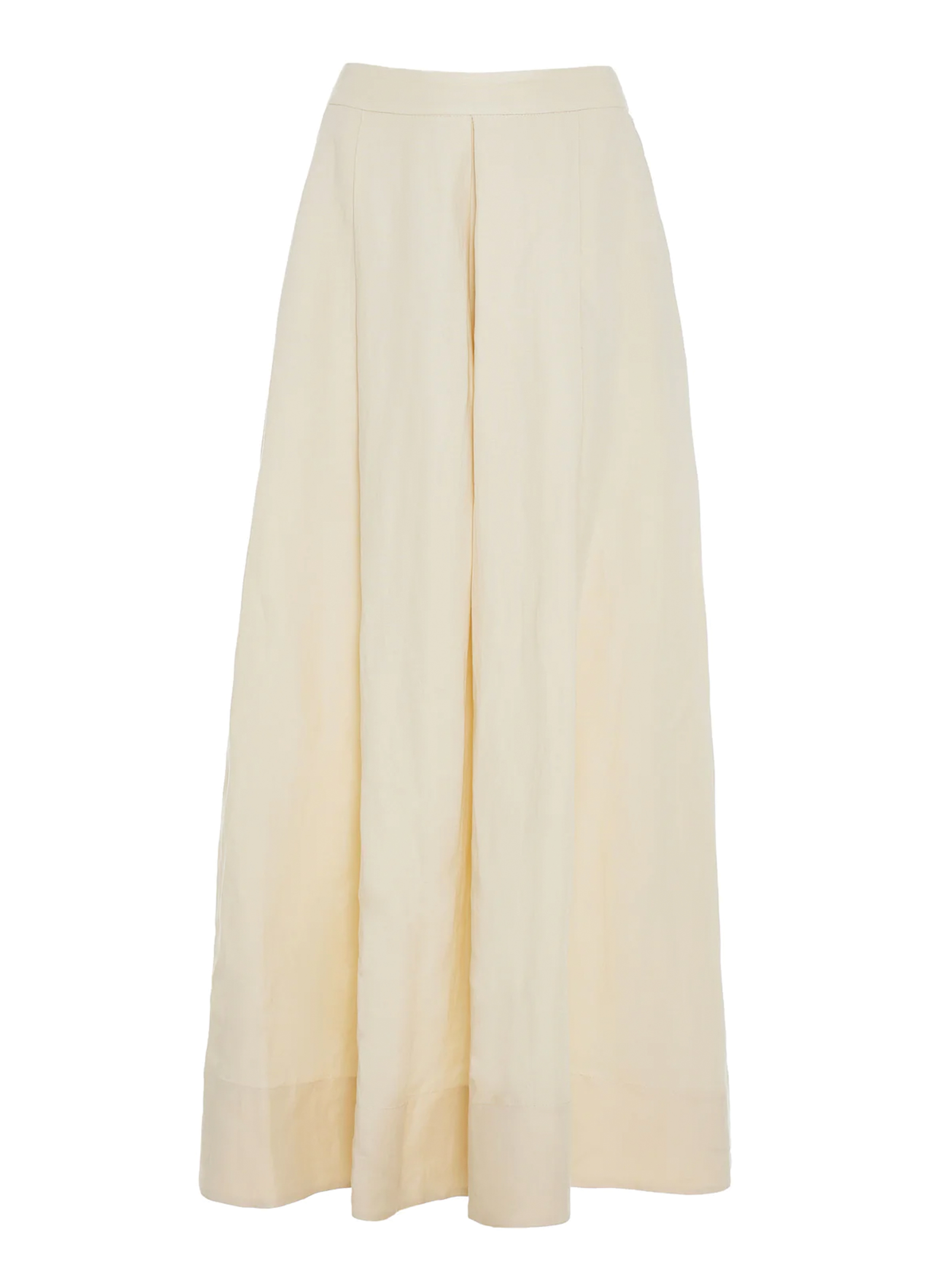 Ecru lond Skirt with pockets and with wide pleats "LOYALTY" Devotion Twins - 6
