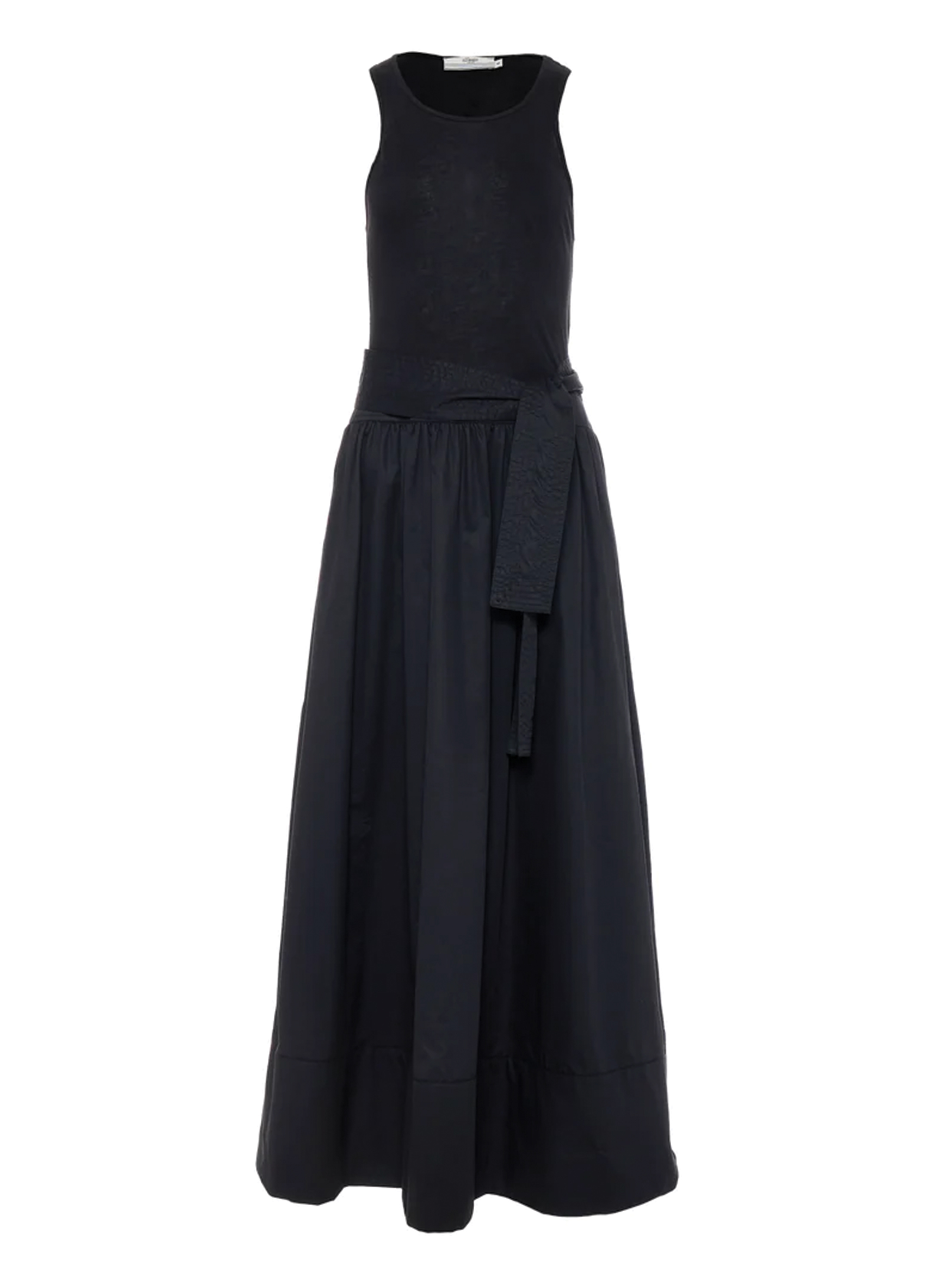 Black long Dress with belt "LIVELY" Devotion Twins - 5