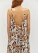 Multi color long printed Dress with straps "ATHINA" Devotion Twins - 4