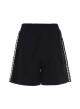 Black gaza Shorts with elasticated waistband "THALIA" Devotion Twins-6