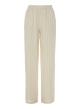 Ecru lourex Trousers with elasticated waistband "FANTASY" Devotion Twins-6