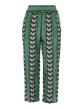 Green-Black Jacquard Pants "PERFECT" Devotion Twins-7