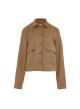 Beige Jacket with buttons and with external front pockets "ANGELICA" Devotion Twins - 3