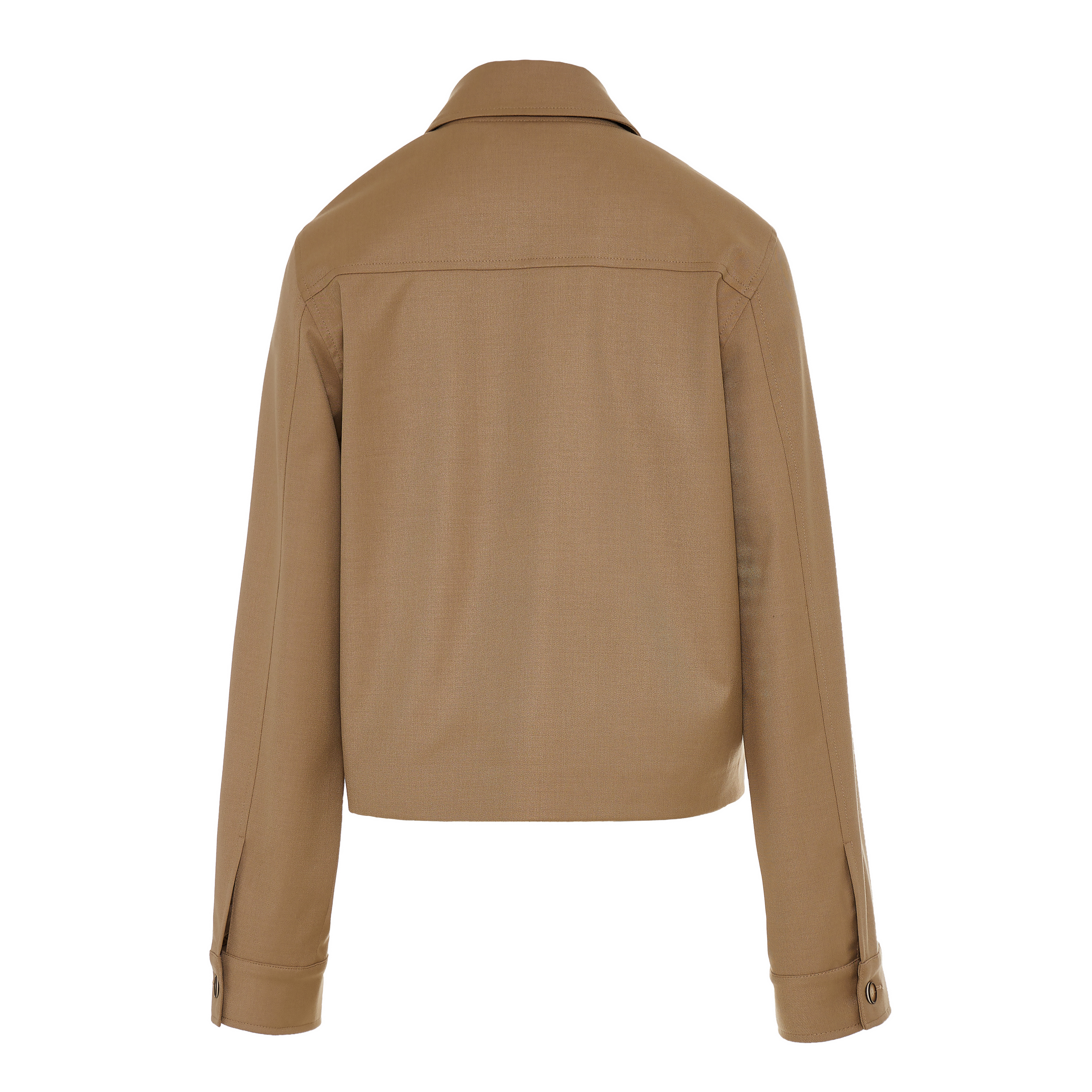Beige Jacket with buttons and with external front pockets "ANGELICA" Devotion Twins - 4
