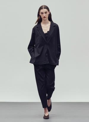 Μαύρο oversized Σακάκι με ζώνη "COLUMBIA" Devotion Twins - 49346