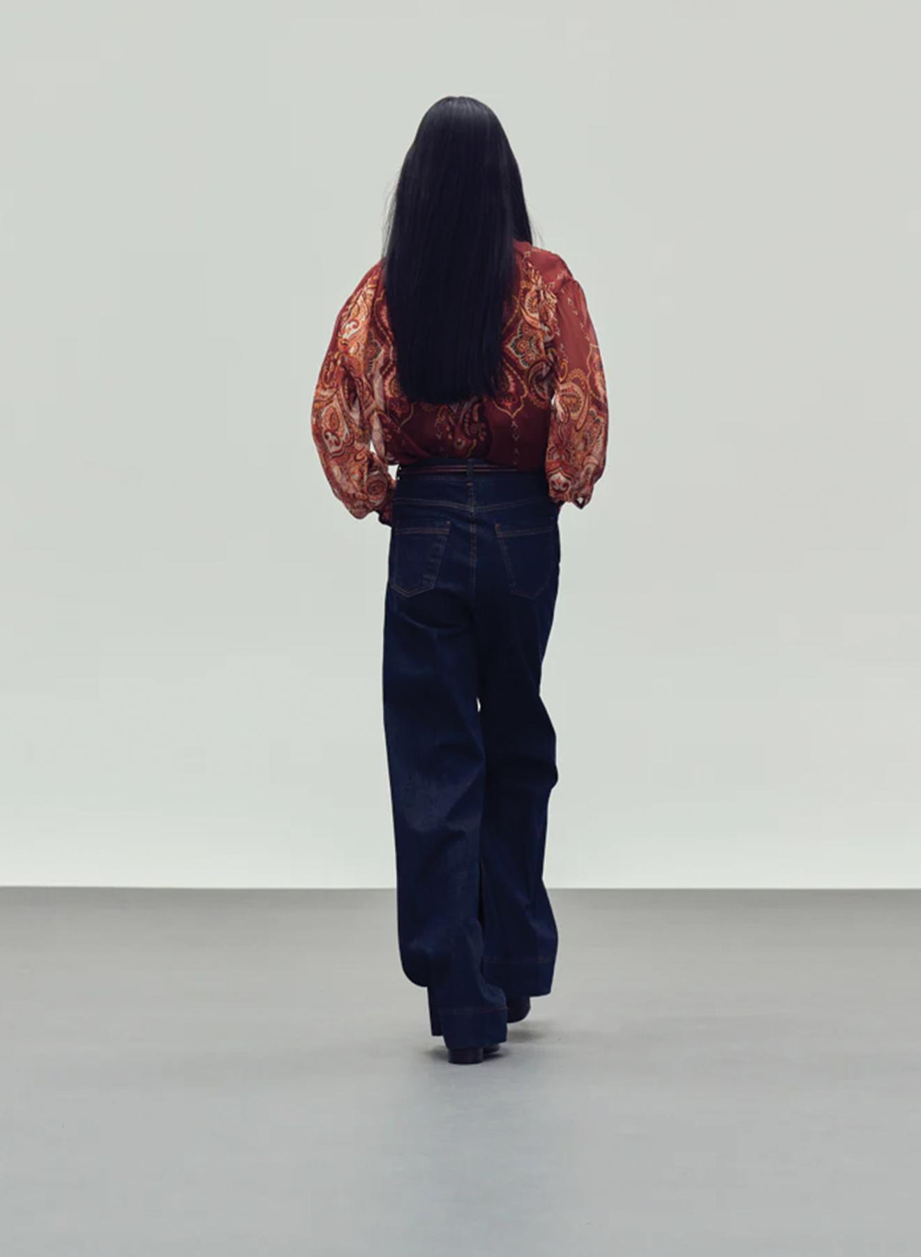 Dark Blue relaxed fit Jeans "MURRRAYA" Devotion Twins - 3