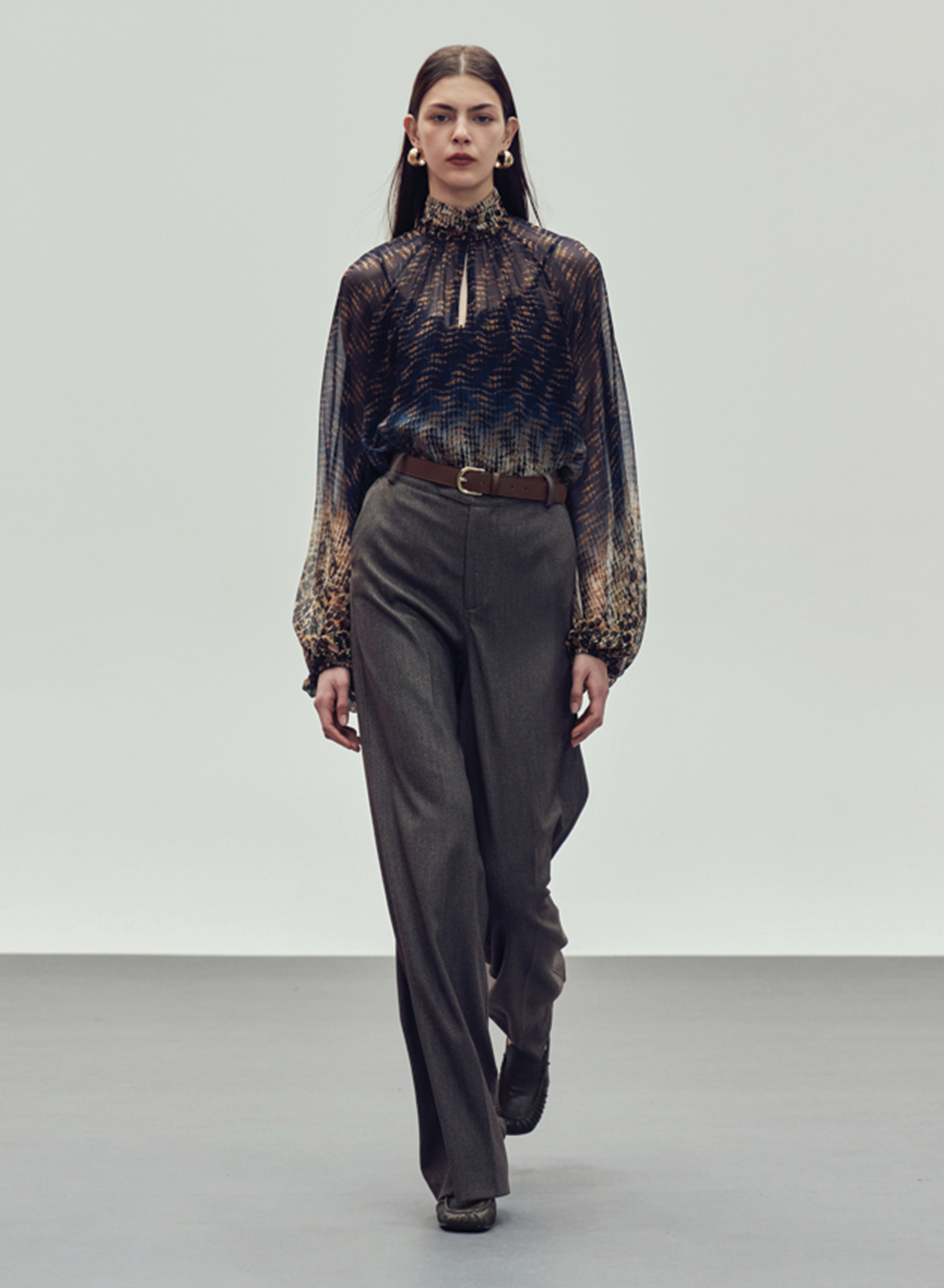 Σοκολά Παντελόνι σε χαλαρή γραμμή "LILLY" Devotion Twins - 0