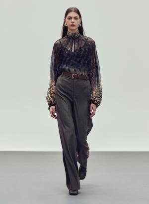 Σοκολά Παντελόνι σε χαλαρή γραμμή "LILLY" Devotion Twins - 49372