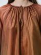 Chocolate Blouse with cuffs "SATIN" Devotion Twins - 4