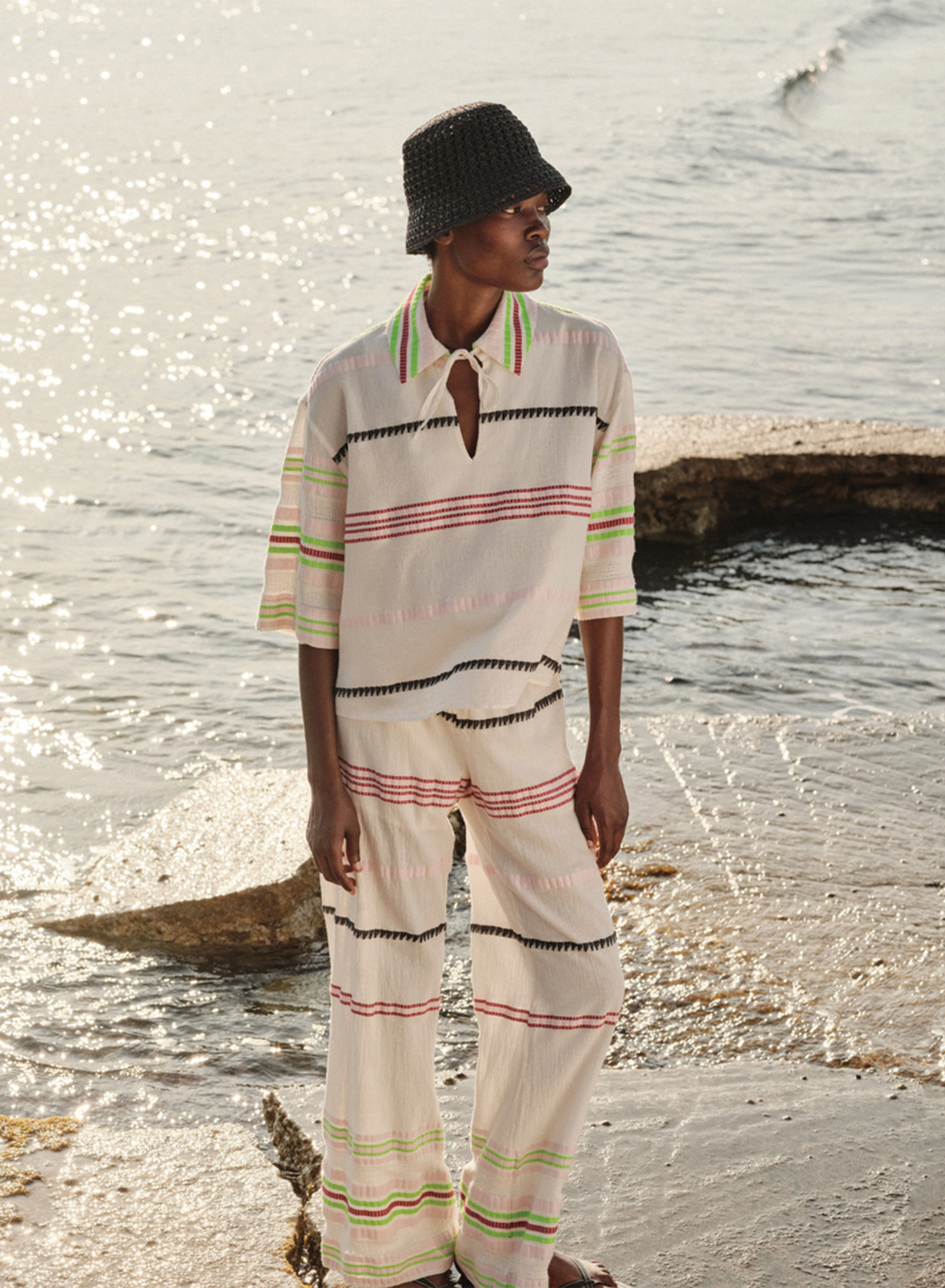 Off White jacquard Blouse "MIRETTE" Devotion Twins - 0