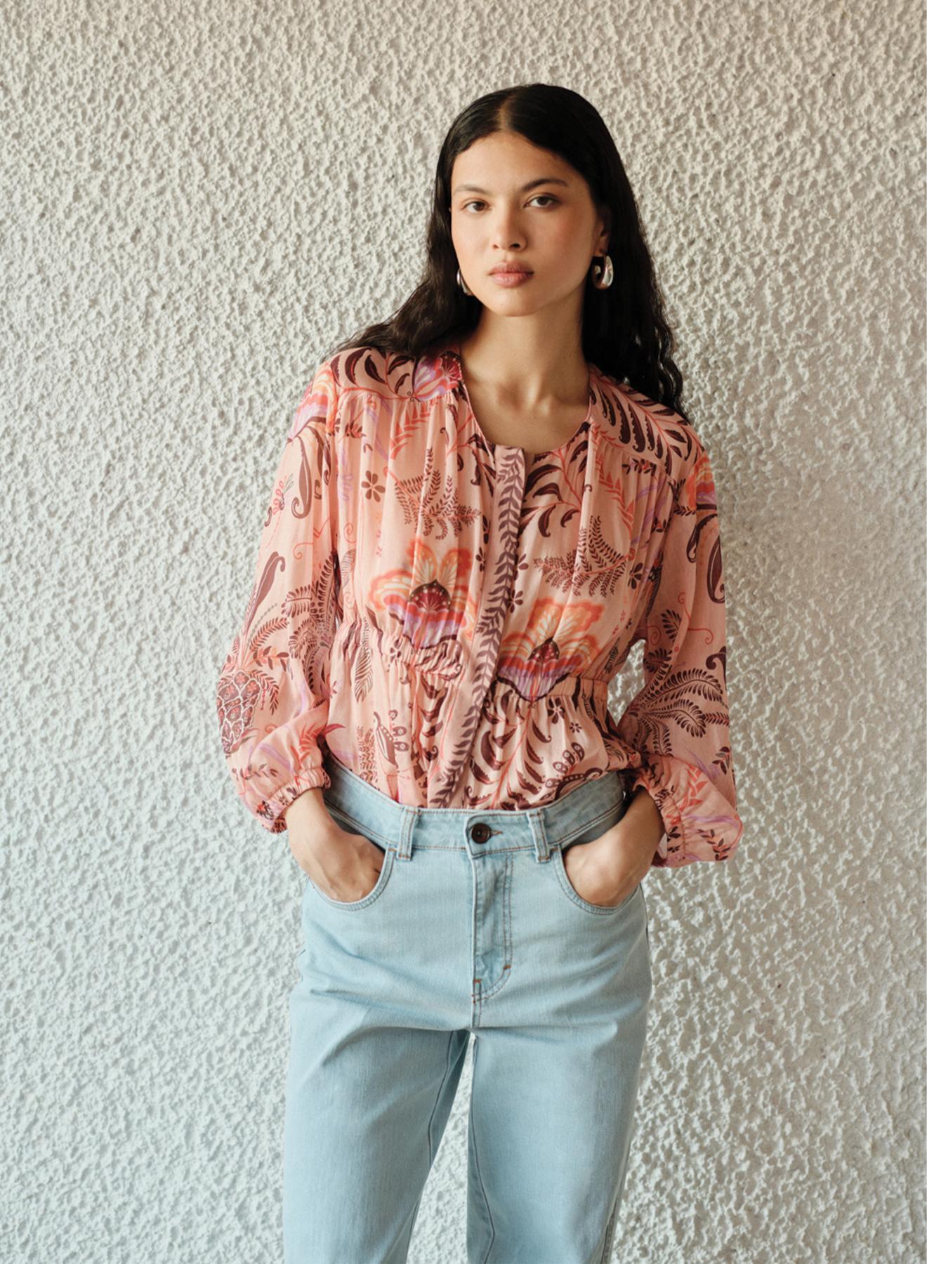 Light Blue relaxed fit Jean Pants "WHIM" Devotion Twins - 5