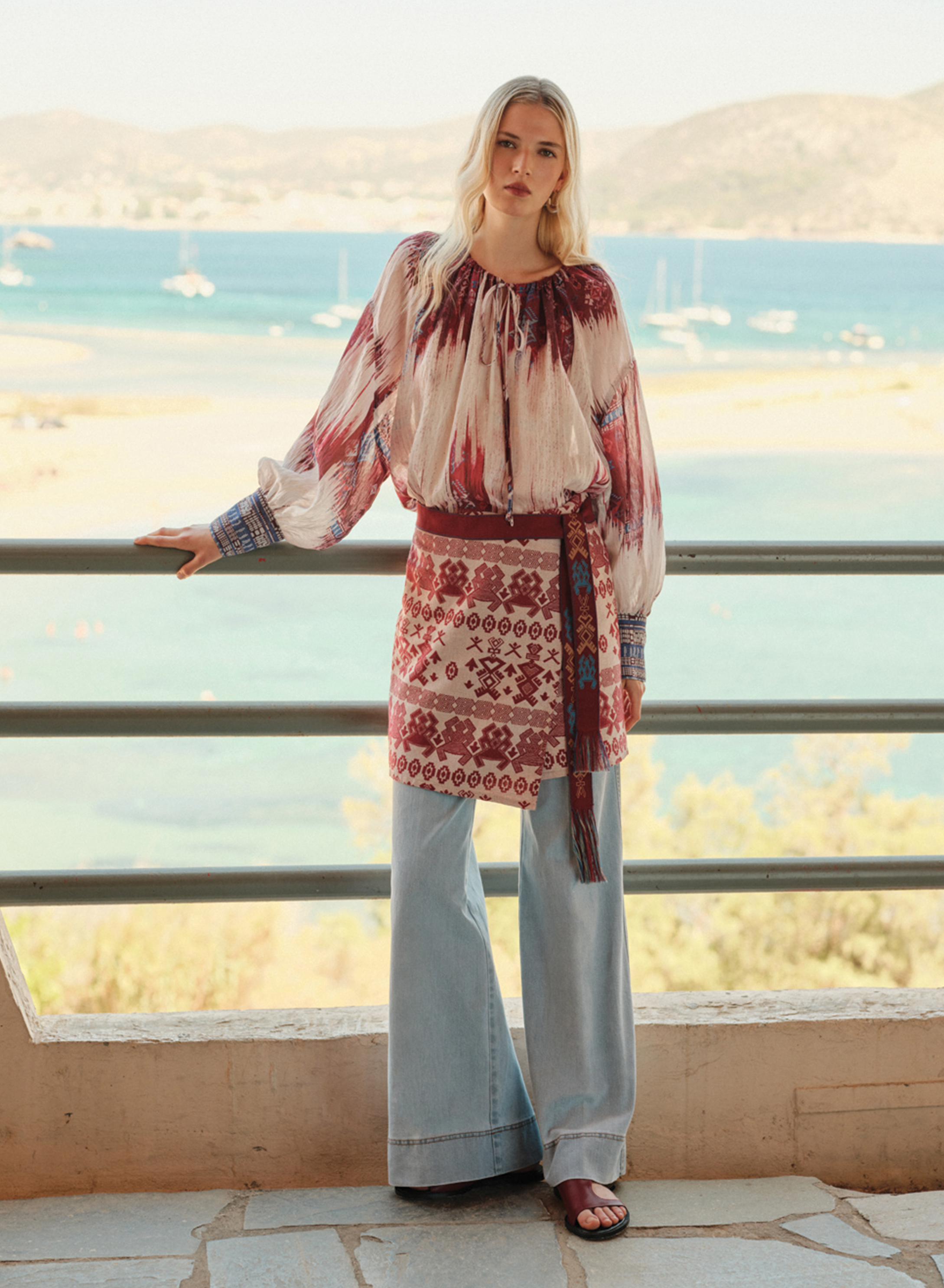 Light Blue relaxed fit Jean Pants "WHIM" Devotion Twins - 1