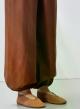 Chocolate Pants with elasticated waistband and hem "SILKSTONE" Devotion Twins - 3