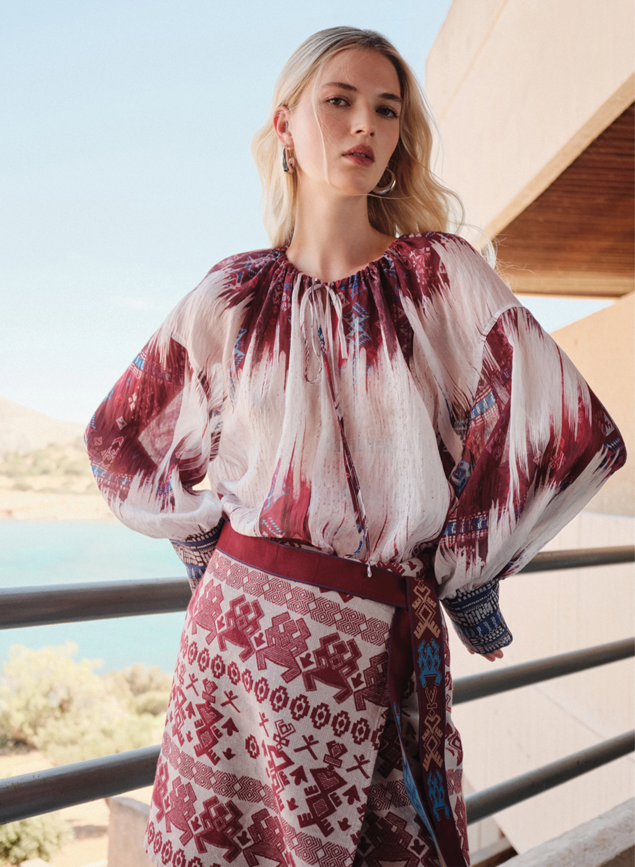 Κόκκινη Φούστα φάκελος Jacquard "LUSH" Devotion Twins - 2