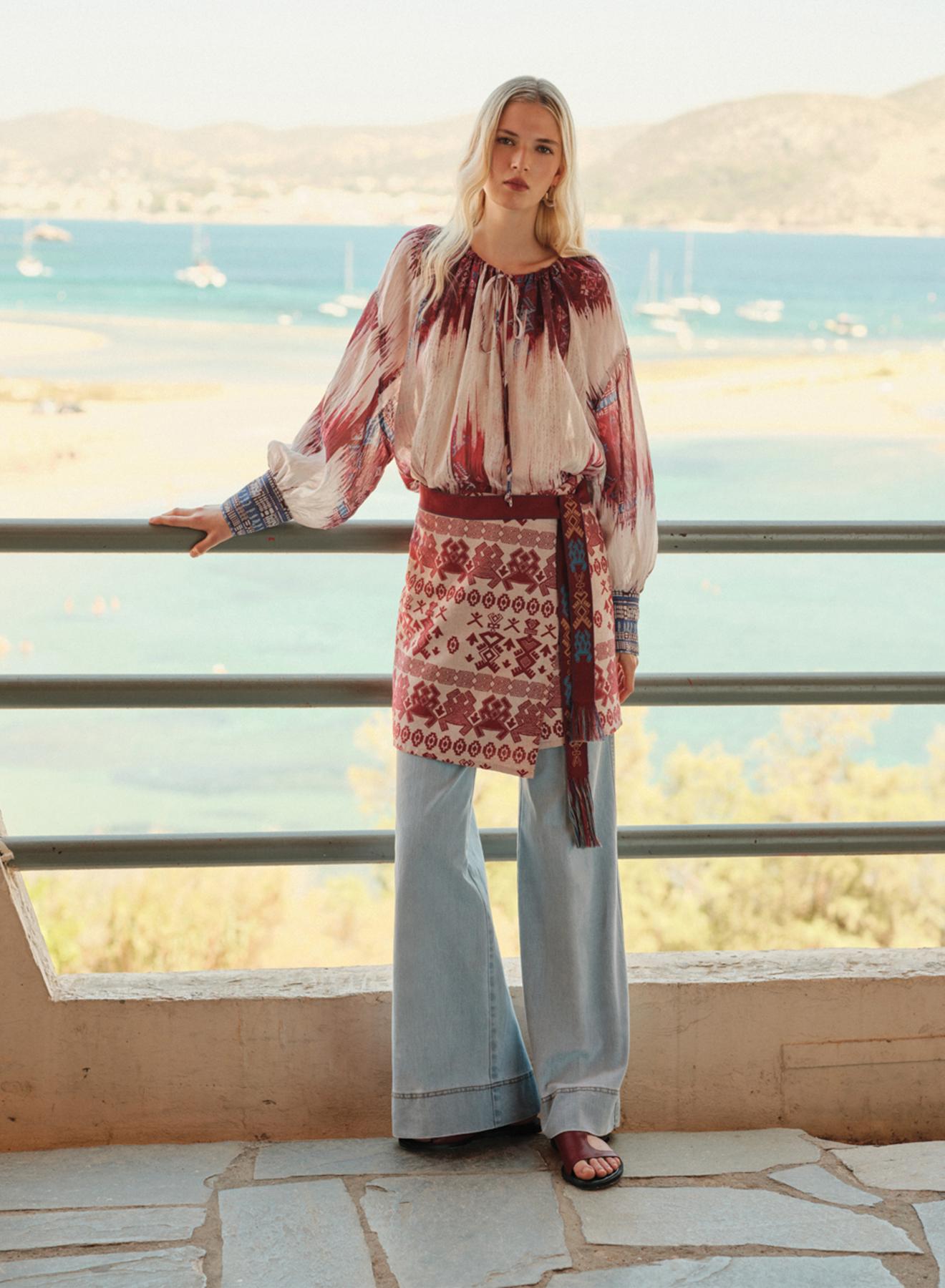 Κόκκινη Φούστα φάκελος Jacquard "LUSH" Devotion Twins - 4