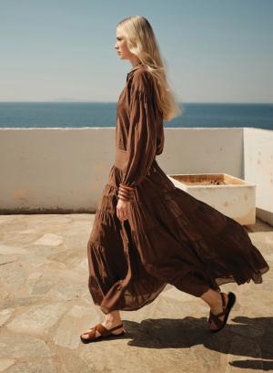 Σοκολά Φούστα voile "SAGE" Devotion Twins - 54028