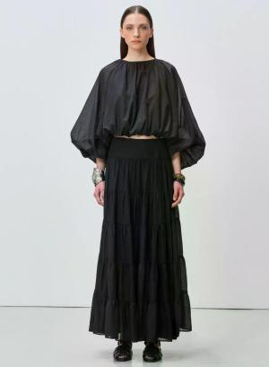 Μαύρη Φούστα voile "SAGE" Devotion Twins - 61633