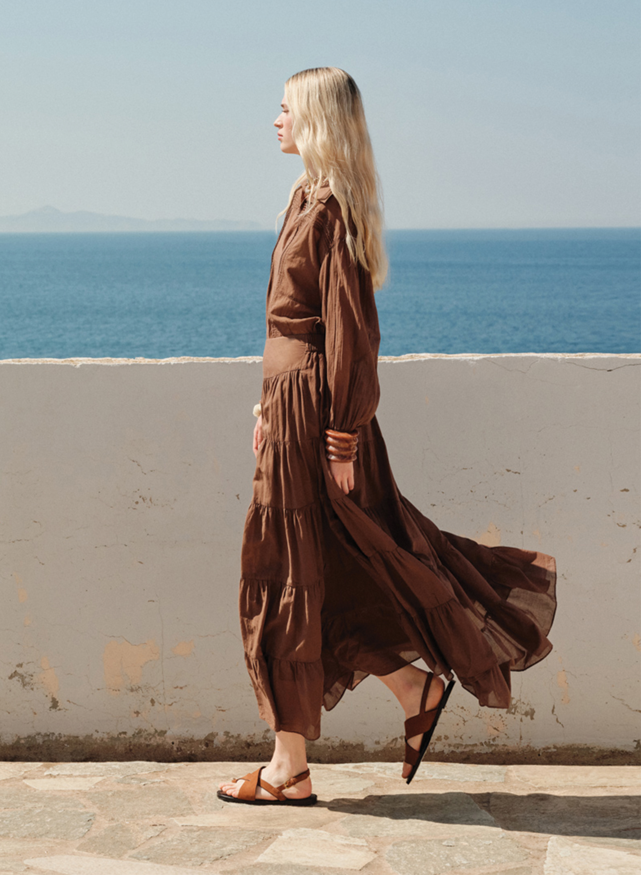 Σοκολά Φούστα voile "SAGE" Devotion Twins - 4