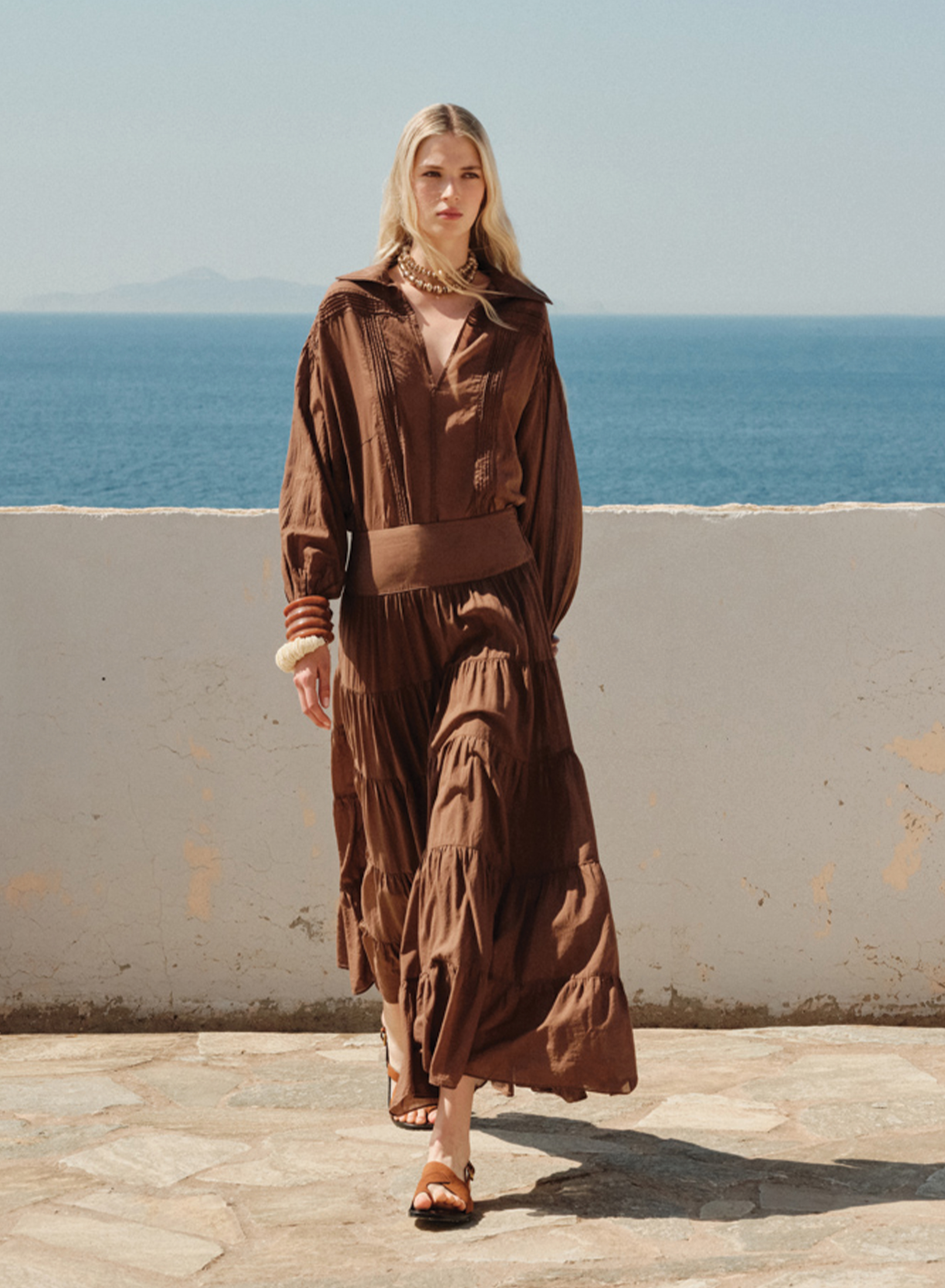 Σοκολά Φούστα voile "SAGE" Devotion Twins - 5