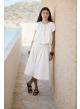 White popline Skirt "LUMA" Devotion Twins - 1