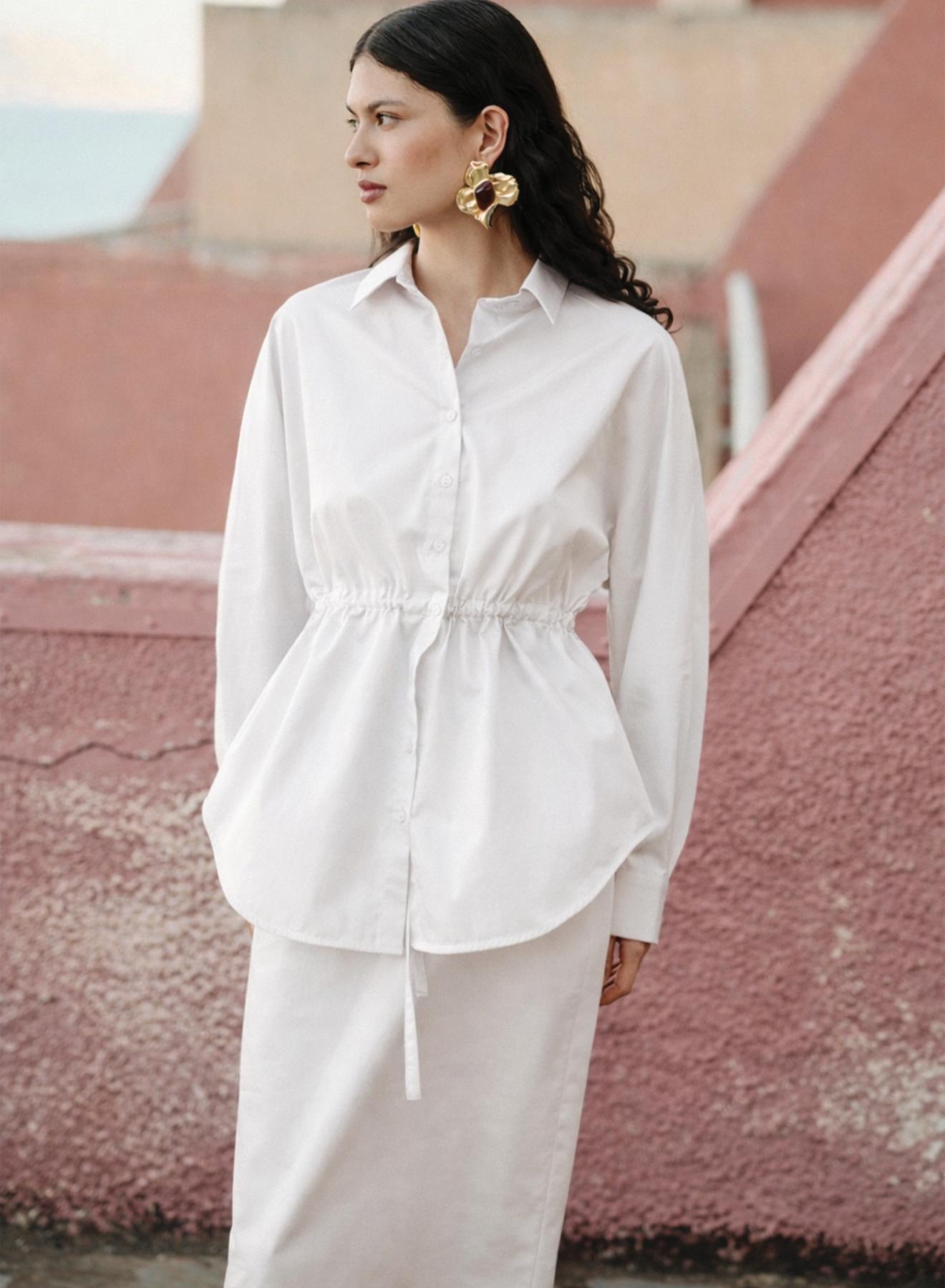 White popline Skirt "EVA" Devotion Twins - 3