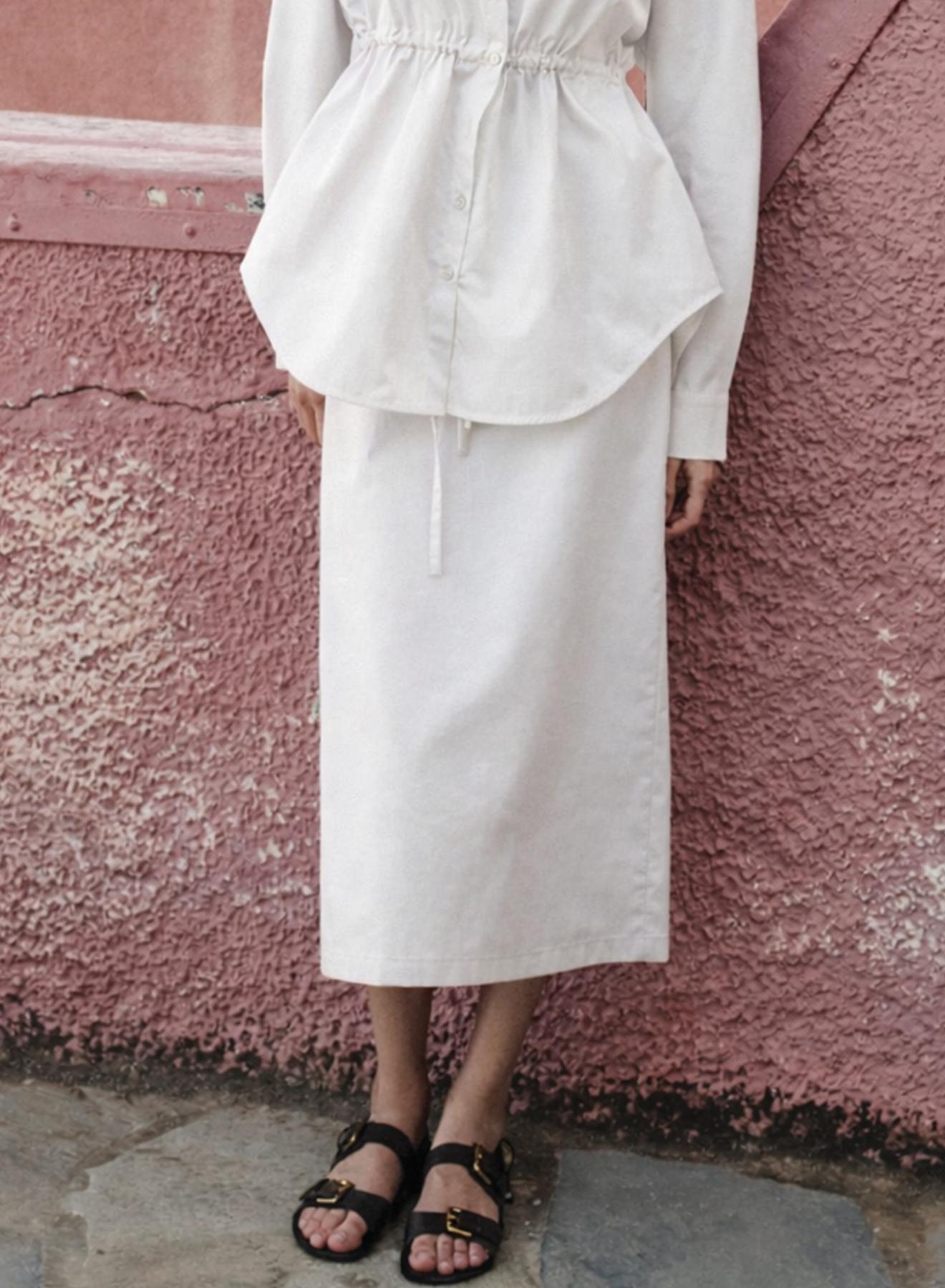 White popline Skirt "EVA" Devotion Twins - 2